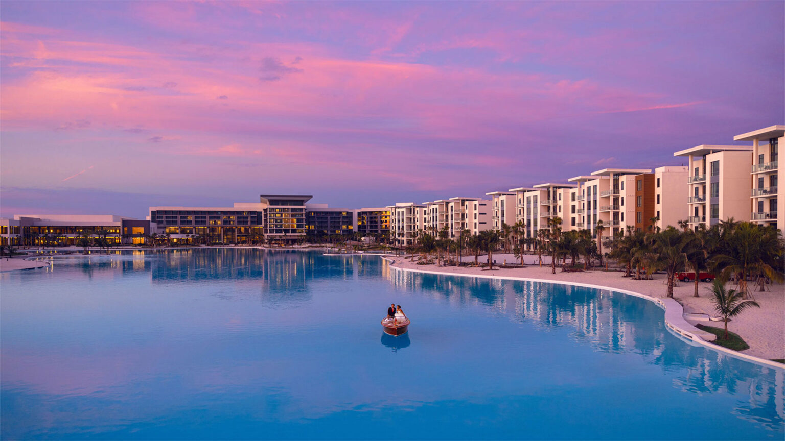 Evermore Orlando Resort stars a Crystal Lagoons Amenity at it's center